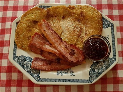 Raggmunk stekt fl&auml;sk